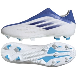 Adidas X Speedflow.3 Ll Fg M GW7495 fotbollsskor mångfärgad vit