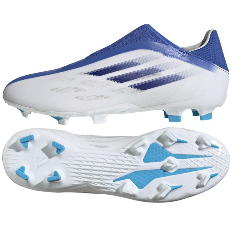 Adidas X Speedflow.3 Ll Fg M GW7495 fotbollsskor mångfärgad vit