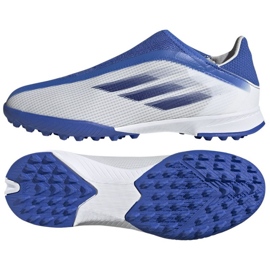 Adidas X Speedflow.3 Ll Tf Jr GW7502 fotbollsskor mångfärgad vit
