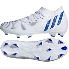 Adidas Predator Edge.3 Fg M GW2273 fotbollsskor vit vit