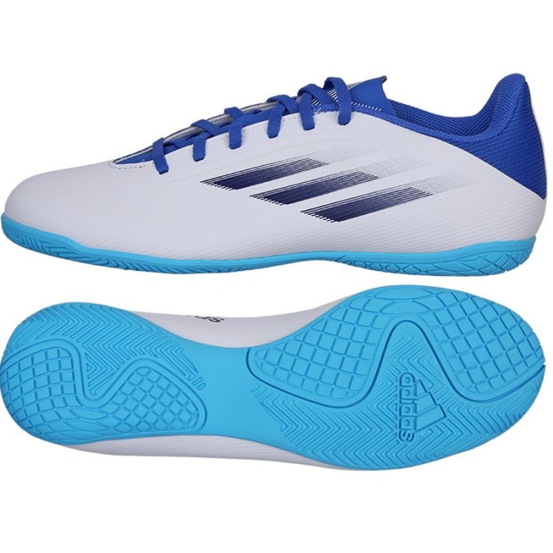 Adidas X Speedflow.4 In M GW7525 fotbollsskor mångfärgad vit