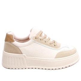 Högsoliga sneakers från Santi Beige