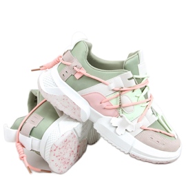 Zeny Green tränare mångfärgad grön