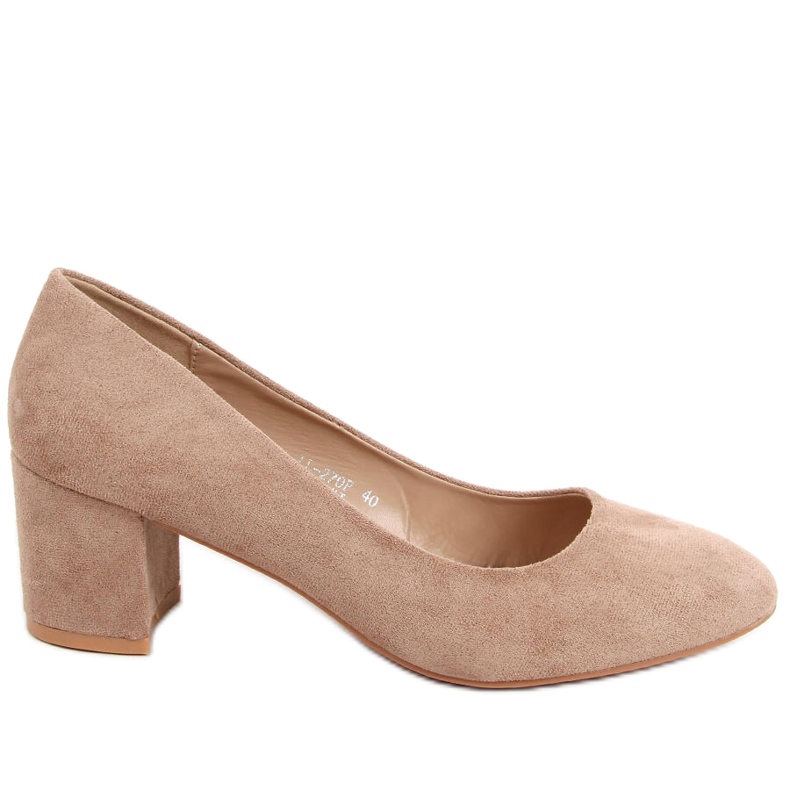 Pumps lågklackat Phoebe Khaki beige