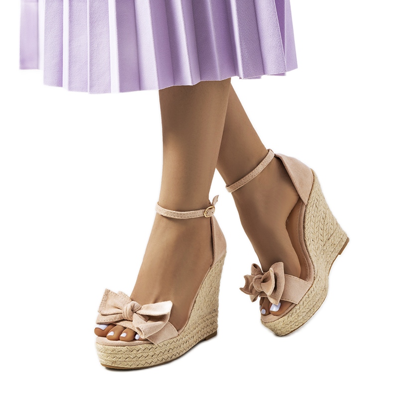 Beige espadrillor på Terrace wedge