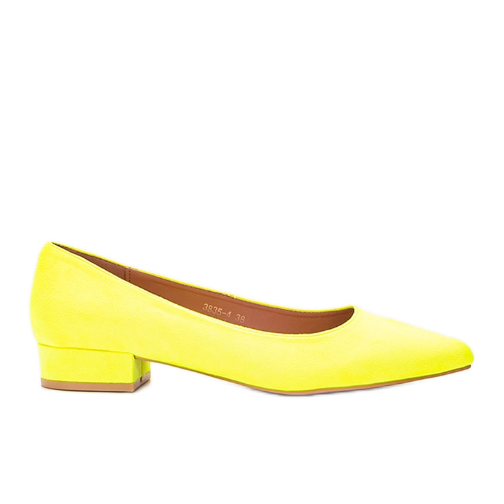 Jodys gula neon höga klackar