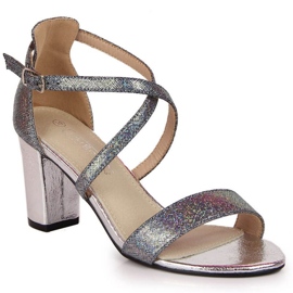 Sandaler på stolpen Filippo W PAW355A silver