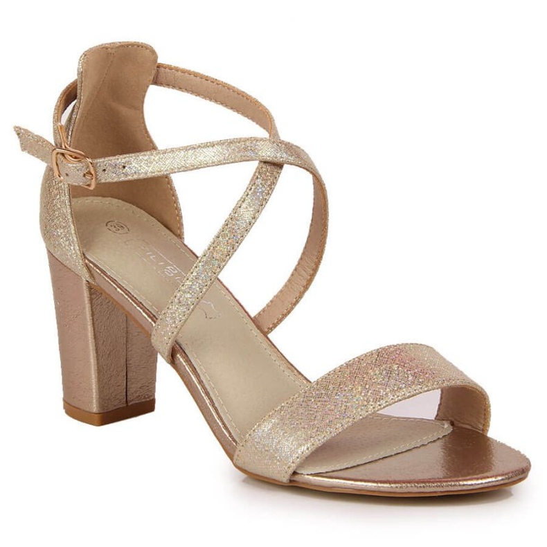 Guld Filippo W PAW355B sandaler på stolpen gyllene