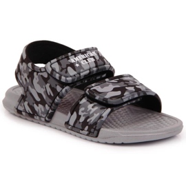 Kardborresandaler American Club Jr AM881B grå