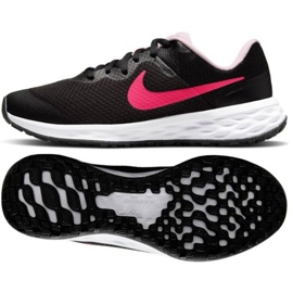 Nike Revolution 6 DD1096 007 löparskor svart