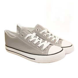 Atletico grå låga sneakers