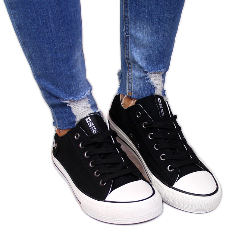 Svarta Big Star DD274338 låga sneakers