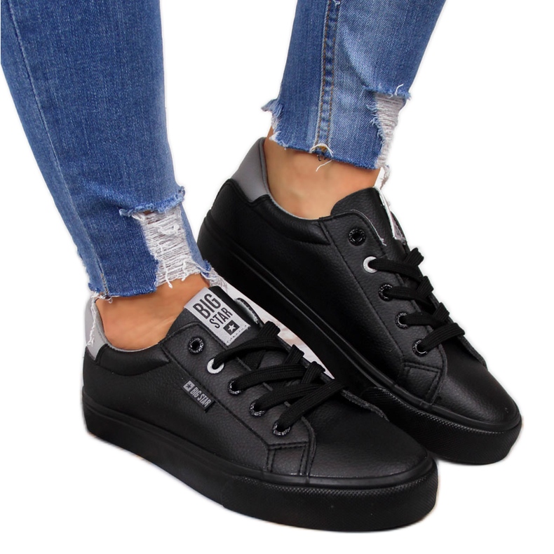 Svarta Big Star EE274314 låga sneakers