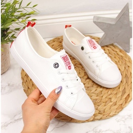 Lågt ekologiskt läder vit Big Star GG274005