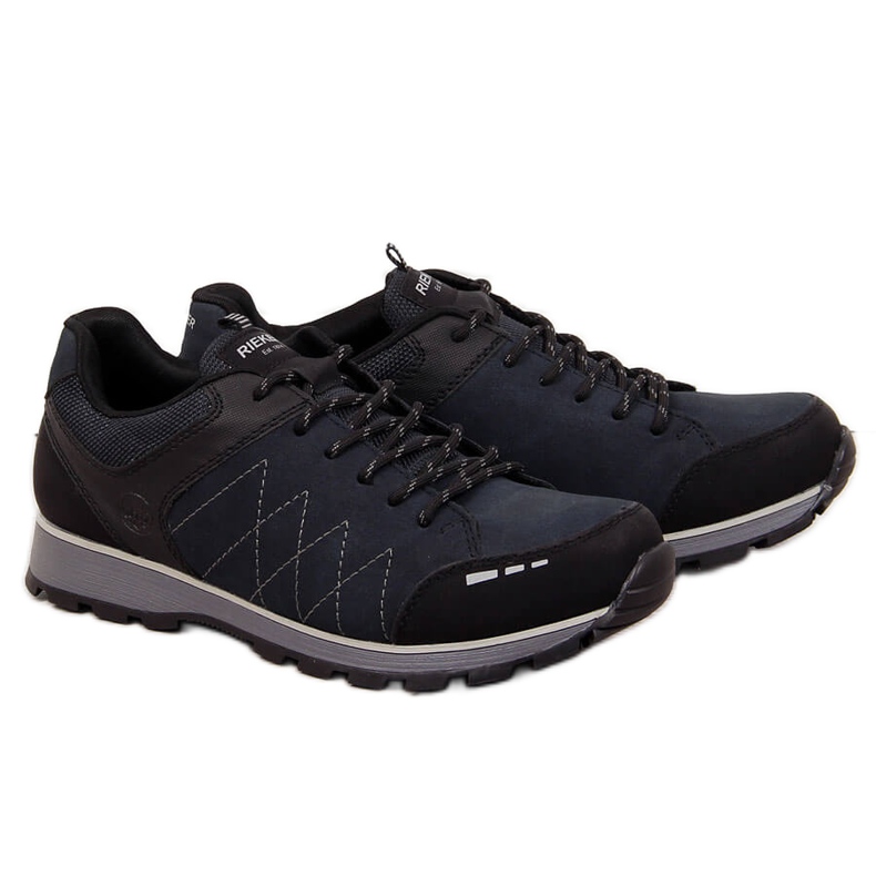Marinblå herrskor Rieker B5720-01