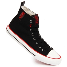 Svarta textilsneakers Big Star JJ274126