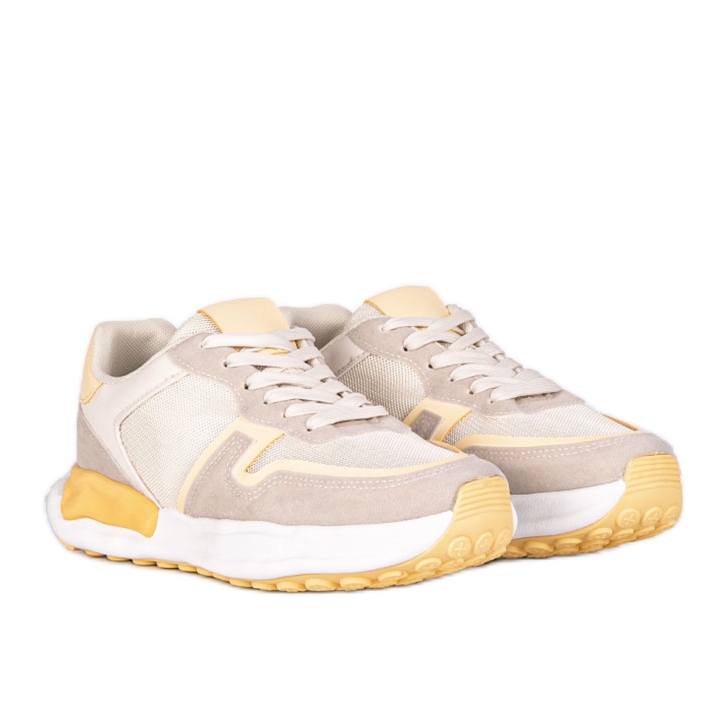 Gula Misano-sneakers för kvinnor beige