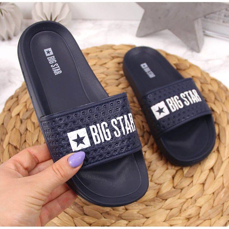 Sporttofflor för barn Big Star GG374802 marinblå