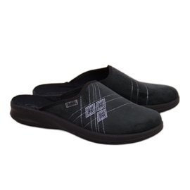 Svarta Befado hemtofflor för män