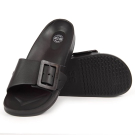 Svarta strandtofflor i skum, dam Big Star FF274A389