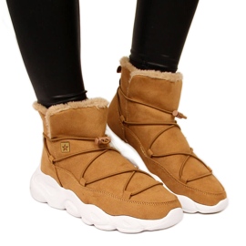 Snöskor för kvinnor kamel Big Star II274266 brun