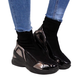 Damsneakers, kilklack svart T.Sokolski