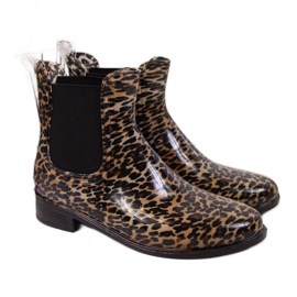 Damgaloscher Chelsea boots leopardbrun T.Sokolski