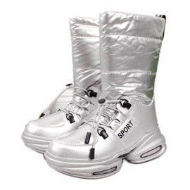 Barnsnöskor på silverplattformen Tom.m silver-