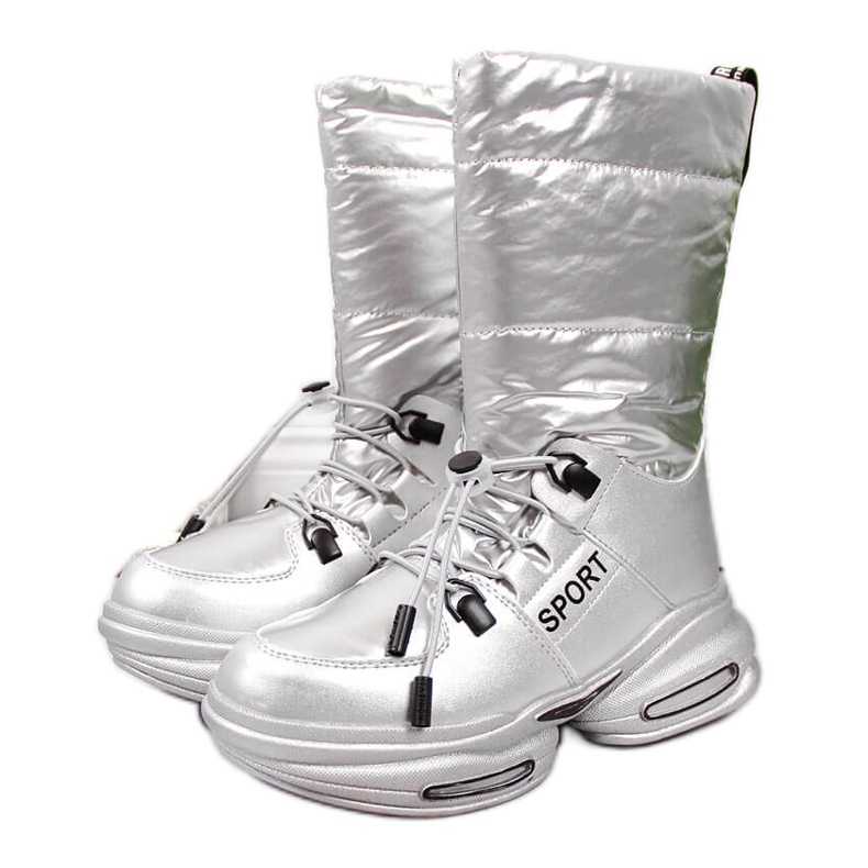 Barnsnöskor på silverplattformen Tom.m silver-