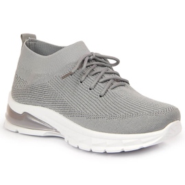 Damsportskor grå strumpor Potocki