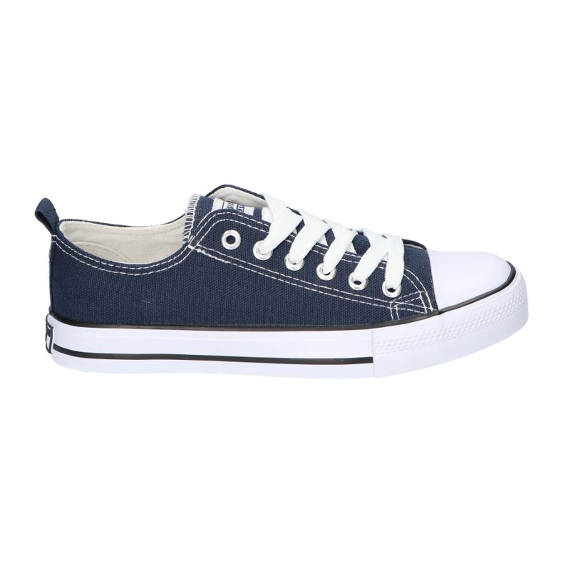 American Club Kvinnors sneakers bundna American LH10 Navy Blue mångfärgad