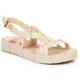 Gummisandaler för kvinnor med doftande Zaxy HH285264 beige