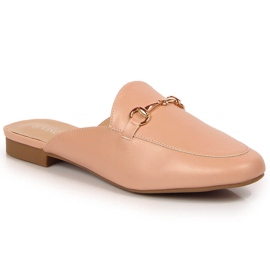 Kvinnors uppbyggda tofflor med rosa Vinceza ornament