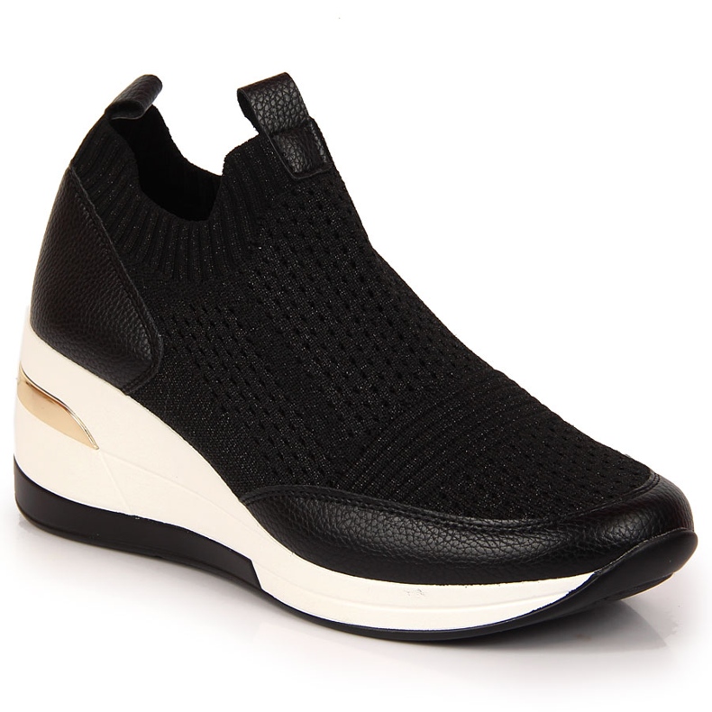 Svarta wedge sneakers för kvinnor Artiker