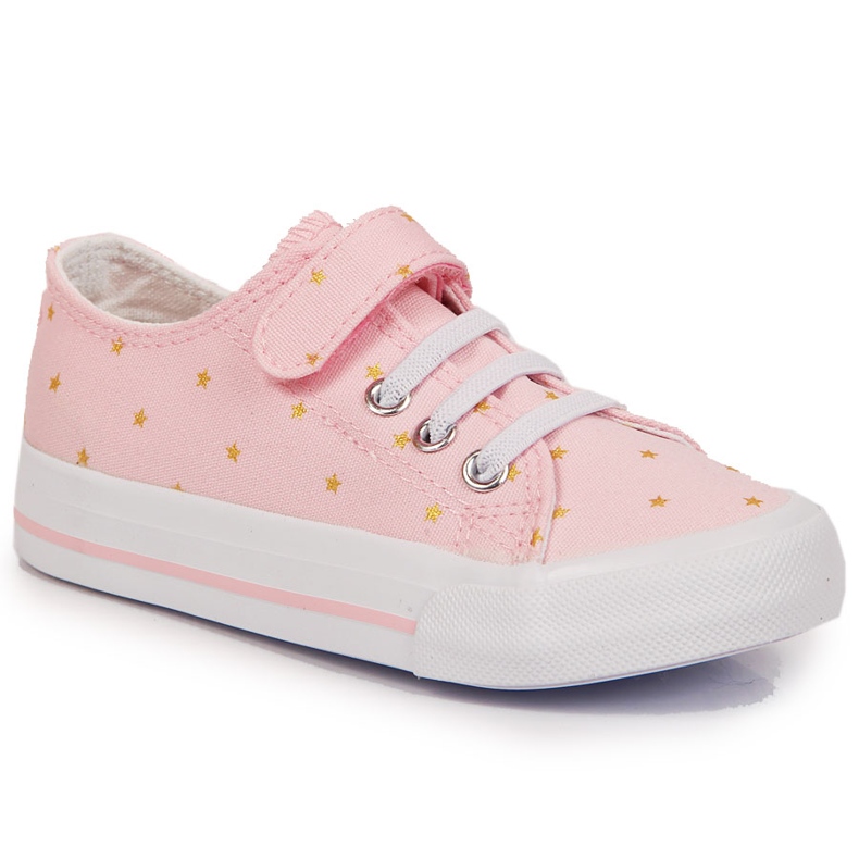 Atletico rosa stjärna textilsneakers