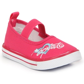 Flickballerinor med resår i rosa Atletico