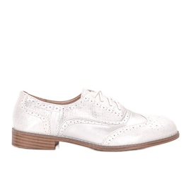 Hershey silver oxfords dam silver-
