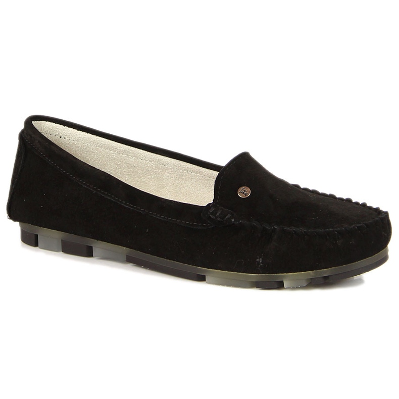 Damloafers i svart Filippo mockaskinn