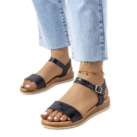 Speier svarta sandaler för kvinnor