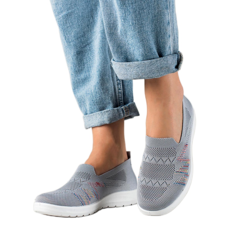 W. Potocki Bekväm Slipony Potocki grå