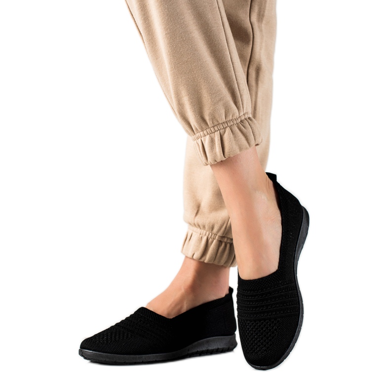 W. Potocki Klassiska Potocki Slipons svart