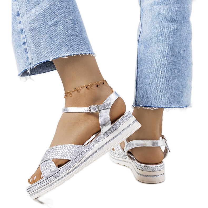 Silver Chirnside-sandaler för kvinnor silver-