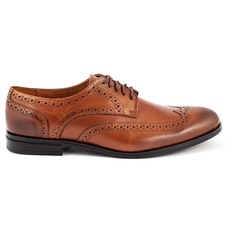 Olivier Högtidsskor Brogues brun 617