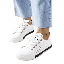 Tuuri svarta och vita sneakers för kvinnor