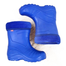 Jr. BEFADO blå galoscher med avtagbar underdräkt