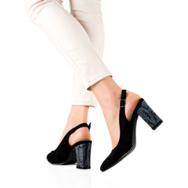 Goodin Pumps med öppen häl svart