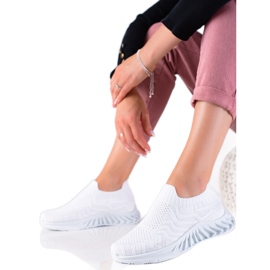 J. Star Slip-on sportskor vit