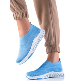 J. Star Trendiga blå sneakers