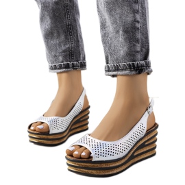Silver espadrillor på Griner wedge