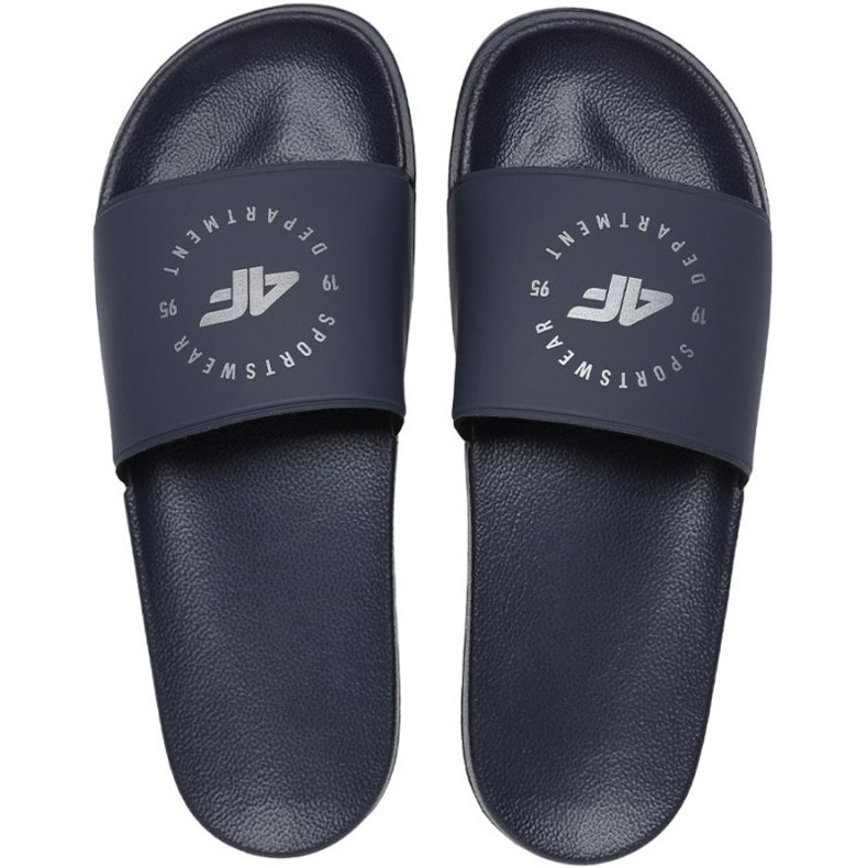 4F M H4L22-KLM002 30S tofflor marinblå